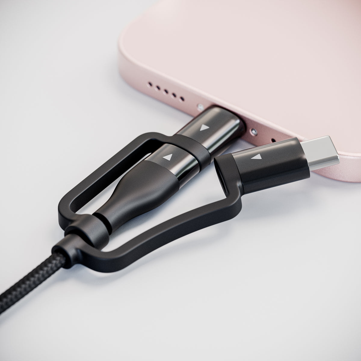 A large marketing image providing additional information about the product ALOGIC Elements 3-in-1 Charge and Sync Combo Cable - 1m - Additional alt info not provided